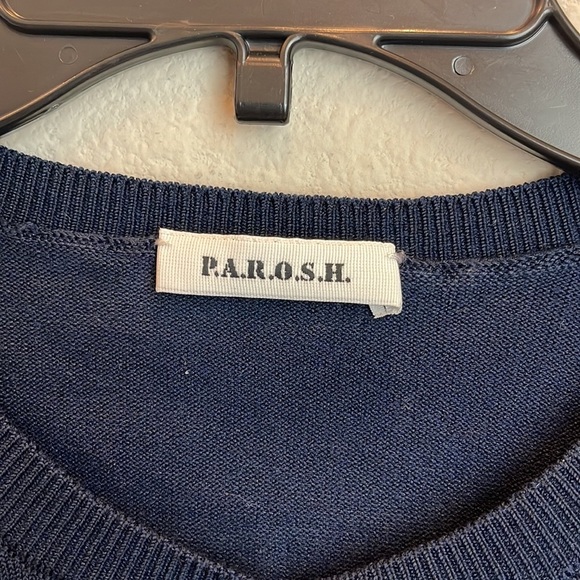 P.A.R.O.S.H. Silk Blend Button Front Cardigan Size X-Small - Picture 3 of 8